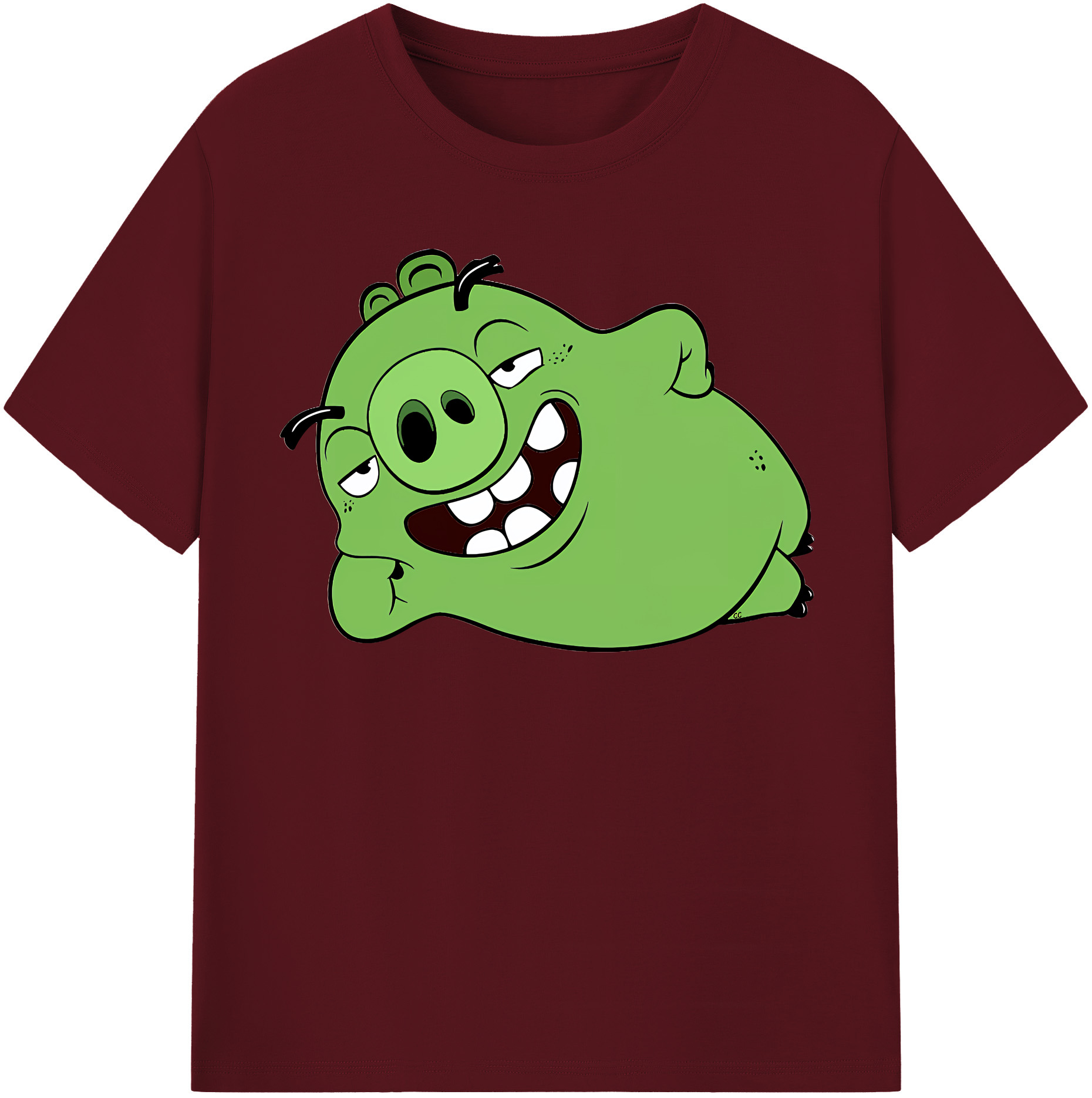 （画像用） Angry Birds アングリーバード 綿100％半袖Tシャツ（フロントプリント）